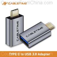 CABLEIME Type-C OTG 60W USB3.0 Adapter