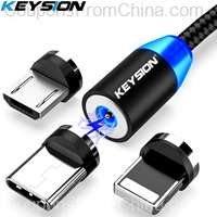 KEYSION LED Magnetic USB Cable 1m