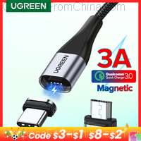 UGREEN Magnetic Charge Cable 1m Type-C/Micro 3A