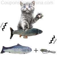 30cm Cat Toy Fish USB Electric Charging