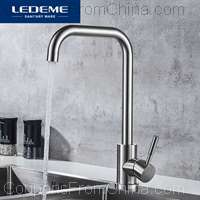 LEDEME Kitchen Faucet Stainless Steel Single Handle