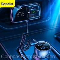Baseus FM Transmitter Bluetooth 5.0 3.1A Car Charger