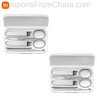 5pcs Xiaomi Mijia Stainless Steel Nail Clippers Set