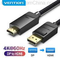 Vention DisplayPort to HDMI Cable 4K 60Hz 1m