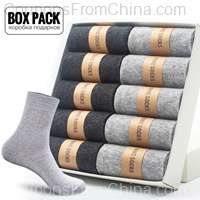 Box Pack Men Cotton Socks 10Pairs/Box