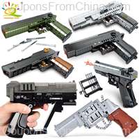 HUIQIBAO 364PCS Technic Gun Building Blocks