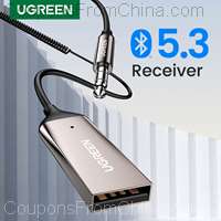 UGREEN Bluetooth 5.3 Receiver Adapter AUX 3.5mm