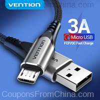 Vention Micro USB Cable 3A 0.25m