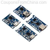 Type-c/Micro/Mini USB 5V 1A 18650 TP4056 Battery Charger Board