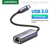 UGREEN Aluminium USB-C Ethernet RJ45 Adapter 1000Mbps