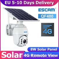 ESCAM QF480 4G 1080P IP Camera with 8W Solar Panel