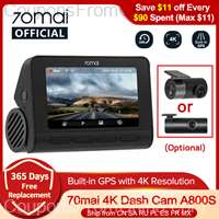 70mai Smart Dash Cam 4K A800S