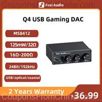 Fosi Audio Q4 Mini Stereo USB Gaming DAC