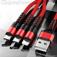 3 in 1 USB Cable 1m
